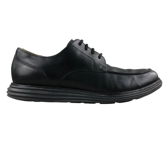 Cole Haan Men\'s Size 10M LunarGrand Black Apron Toe Derby Oxford Dress Shoes main image 13